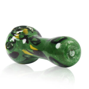 Handmade Strips Glass Pipe | Spoon Weed Pipes For Sale | Free NZ Shipping