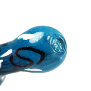Handmade Strips Glass Pipe | Spoon Weed Pipes For Sale | Free NZ Shipping