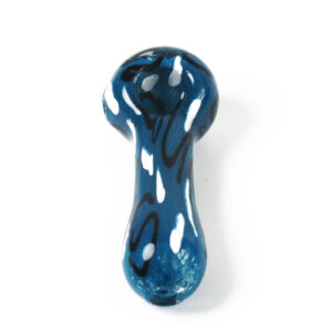 Handmade Strips Glass Pipe | Spoon Weed Pipes For Sale | Free NZ Shipping