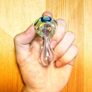 Handmade Nano Clear Glass Spoon Pipe | Pipes For Sale | Free NZ Shipping