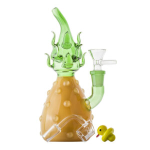 Heady Glass Pineapple Theme Bong Set w/Quartz Banger | Free NZ Shipping