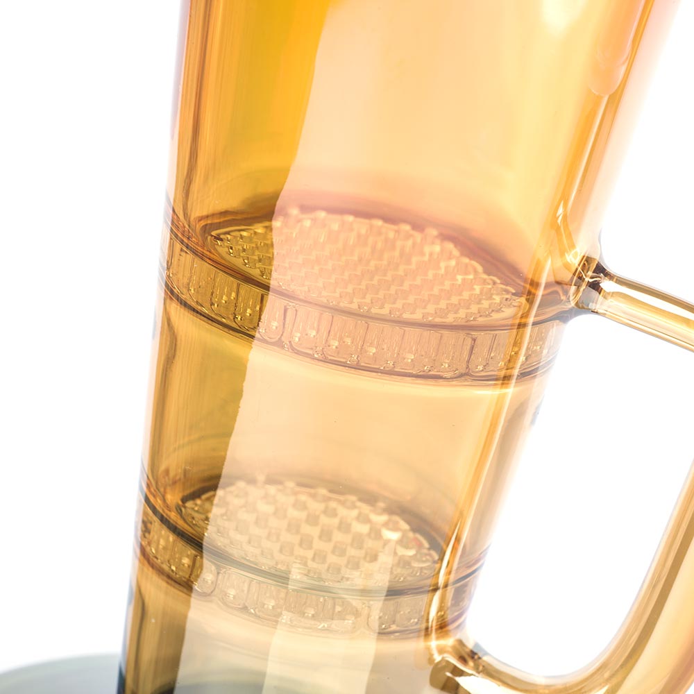 10" Honeycomb Perc Bong | Gradient Glass Bong For Sale | Free NZ Shipping