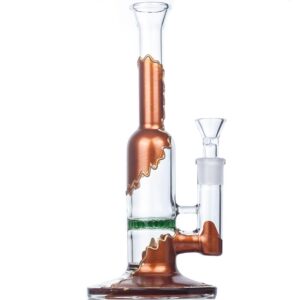 9" Straight Tube Honeycomb Bong | Glass Bongs For Sale | Free NZ Shipping