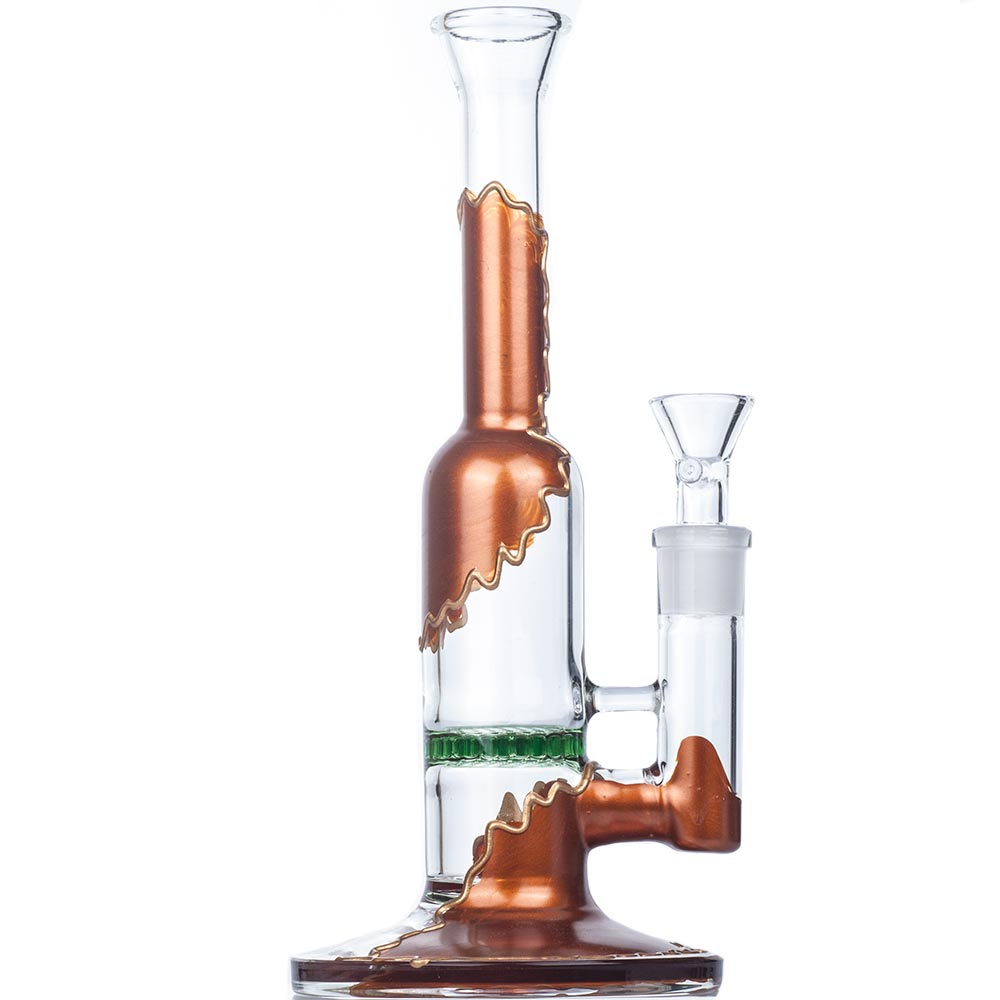 Honeycomb_perc_bong_-_straight_tube_bongs_for_sale_-_puffing_bird_2_8f11e152-698c-4f4a-8d1c-f1c1bc152afd 9" Straight Tube Honeycomb Bong | Glass Bongs For Sale | Free NZ Shipping