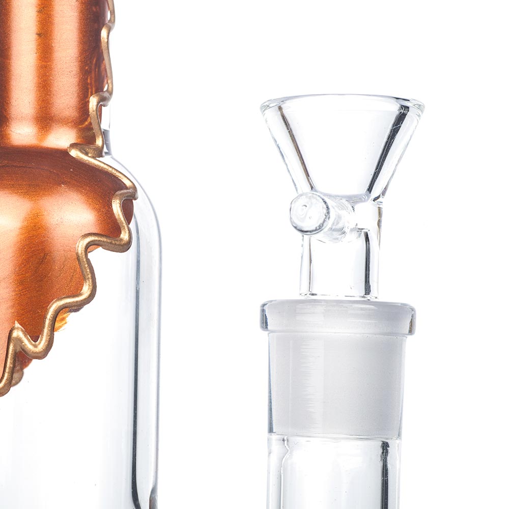 9" Straight Tube Honeycomb Bong | Glass Bongs For Sale | Free NZ Shipping