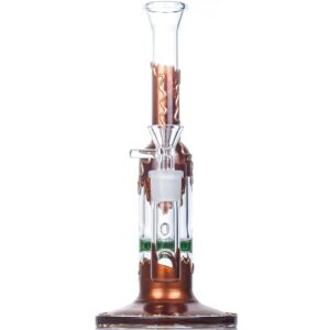 9" Straight Tube Honeycomb Bong | Glass Bongs For Sale | Free NZ Shipping