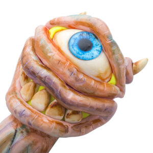 Horned Cyclops Glass Pipe  Novelty Pipes For Sale  Free NZ Shipping
