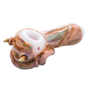 Horned Cyclops Glass Pipe  Novelty Pipes For Sale  Free NZ Shipping