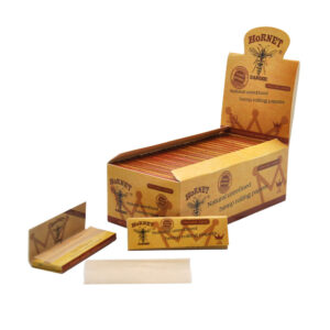Hornet Brown Slim Organic Hemp Rolling Paper For Sale | Free NZ Shipping