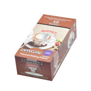 Hornet Cappuccino Flavor Rolling Paper 5 Booklets  Free NZ Shipping