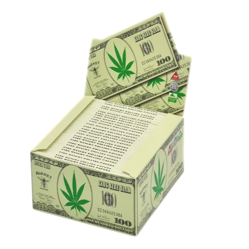 HornetDollarKingSizeRollingPaper5Booklets_1 Hornet Dollar Slim King Size Rolling Paper | For Sale | Free NZ Shipping