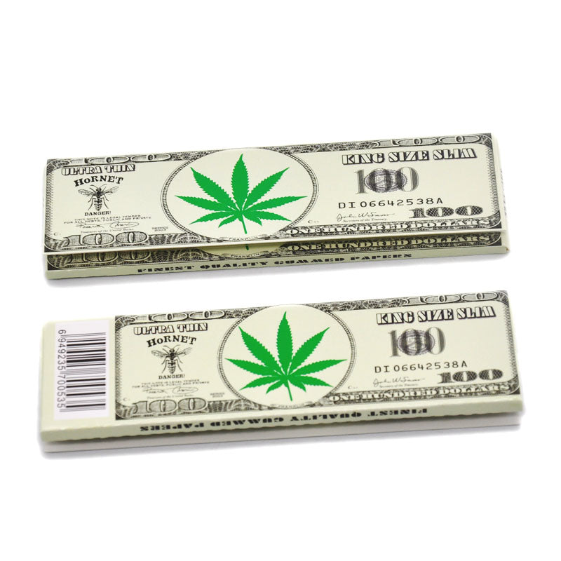 HornetDollarKingSizeRollingPaper5Booklets_3 Hornet Dollar Slim King Size Rolling Paper | For Sale | Free NZ Shipping
