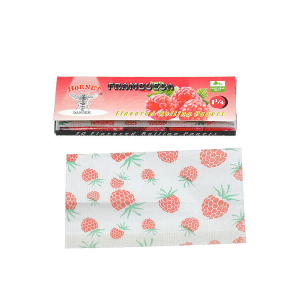 Hornet Frambuesa Flavor Smoke Rolling Paper 5 Booklets  Free NZ Shipping