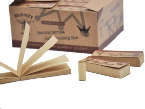 Hornet Natural Rolling Paper Filter Tip 5 Booklets  Free NZ Shipping