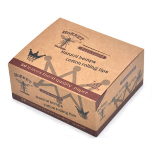 Hornet Natural Rolling Paper Filter Tip 5 Booklets  Free NZ Shipping