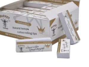 Hornet Perfotated Natural Hemp Rolling Tips | For Sale | Free NZ Shipping