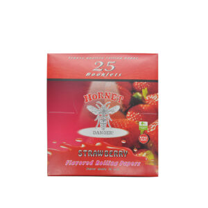 Hornet Strawberry Flavor Rolling Paper 5 Booklets  Free NZ Shipping