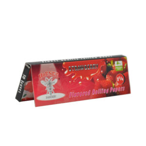 Hornet Strawberry Flavor Rolling Paper 5 Booklets  Free NZ Shipping