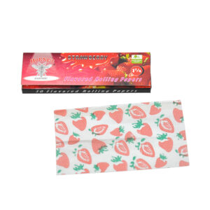 Hornet Strawberry Flavor Rolling Paper 5 Booklets  Free NZ Shipping