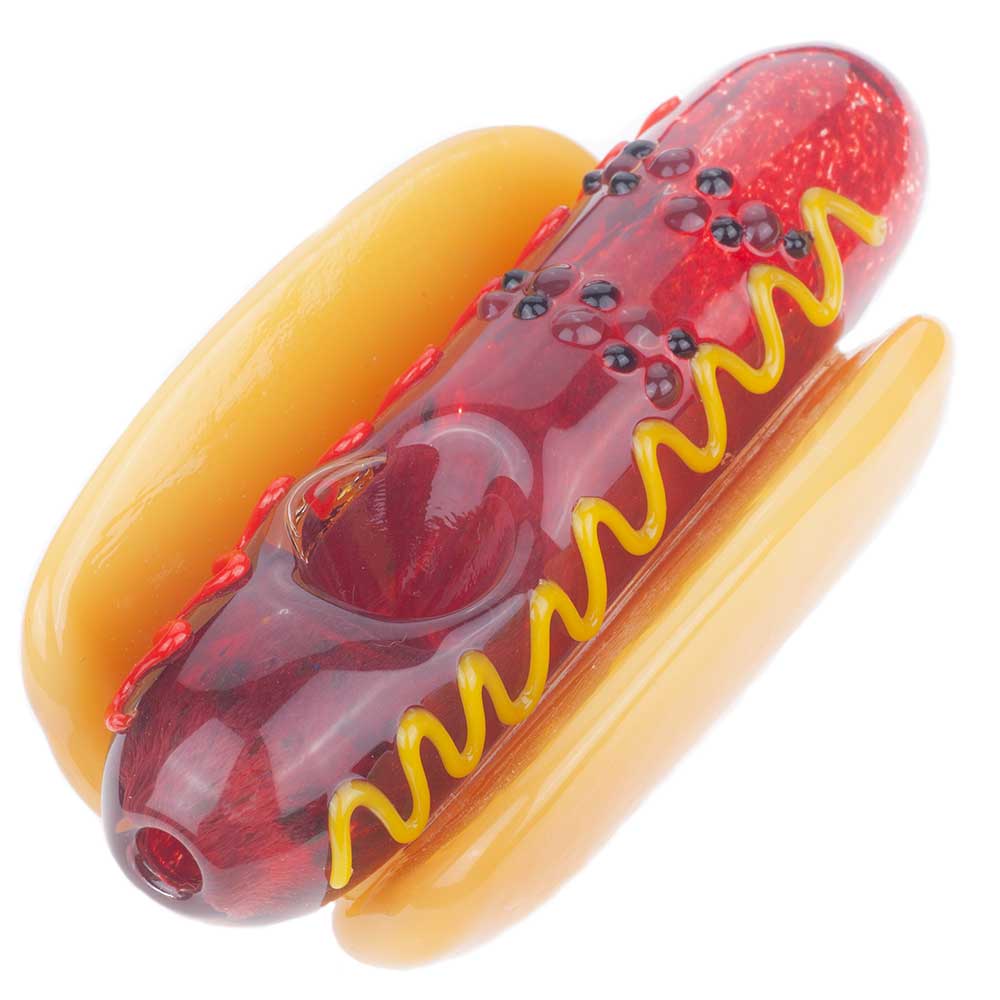 Hot_Dog_Pipe_-_Hot_Dog_Glass_Smoking_Pipe_For_Sale_-_Puffing_Bird_1_4163bbbb-ff0b-4e13-8d22-1da2b4373f5e Hot Dog Pipe | Glass Smoking Hand Pipes For Sale | Free NZ Shipping