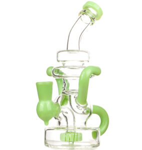 Green Recycler Showerhead Perc Dab Rig | Bong For Sale | Free NZ Shipping