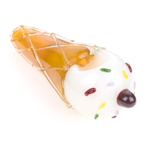 Ice Cream Glass Pipe | Glass Smoking Pipes For Sale | Free NZ Shipping