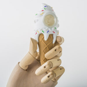 Ice Cream Silicone Hand Pipe | Novelty Pipes For Sale | Free NZ Shipping
