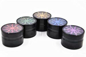 Inline Diffuser Pyramid Bong Thunder Blade Grinder Set | Free NZ Shipping