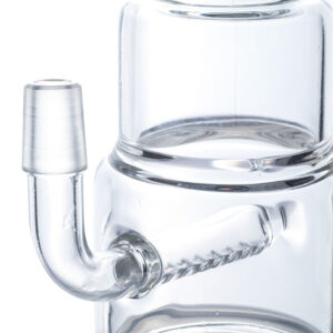 Down Stem In line Diffuser Pyramid Glass Bong/Dab Rig | Free NZ Shipping