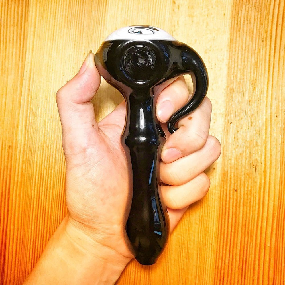 Large Wig Wag Glass Spoon Pipe | Weed Bowls For Sale | Free NZ Shipping