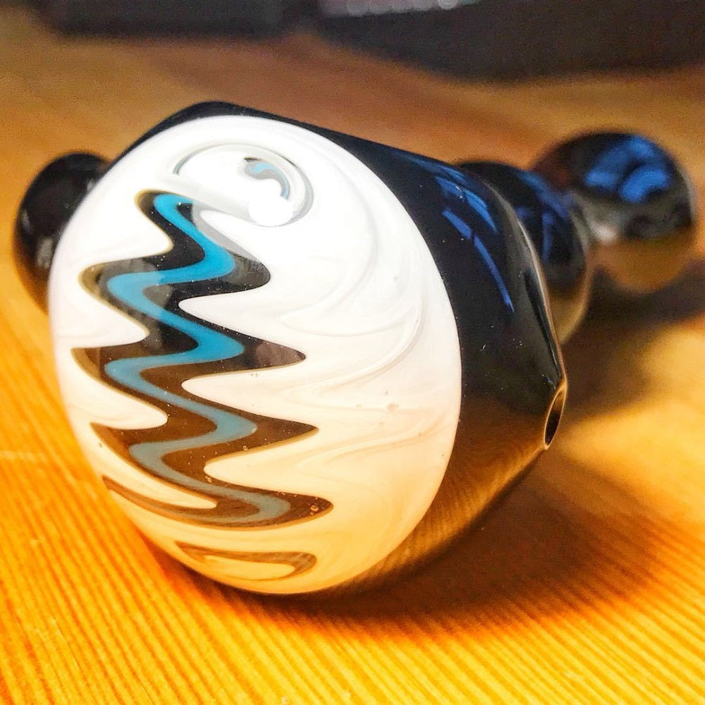 Large Wig Wag Glass Spoon Pipe | Weed Bowls For Sale | Free NZ Shipping