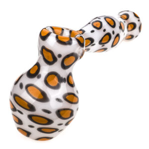 Leopard Print Hammer Glass BubblerSpoon Pipe For Sale  Free NZ Shipping