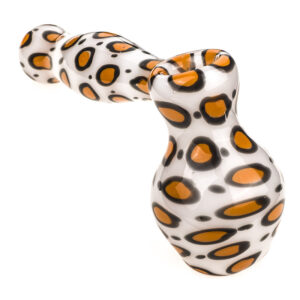 Leopard Print Hammer Glass BubblerSpoon Pipe For Sale  Free NZ Shipping