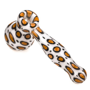 Leopard Print Hammer Glass BubblerSpoon Pipe For Sale  Free NZ Shipping