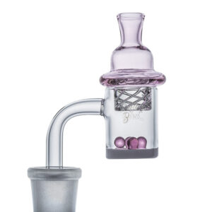 Light Pink Glass Carb Cap For Sale  For Quartz Banger  Free NZ Shipping