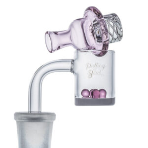 Light Pink Glass Carb Cap For Sale  For Quartz Banger  Free NZ Shipping