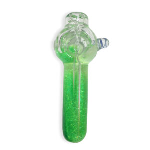 Liquid Filled Hand Glass Pipe | Portable Pipes For Sale | Free NZ Shipping