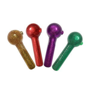 Liquid Glitter Glass Spoon Pipe | Weed Bowls For Sale | Free NZ Shipping