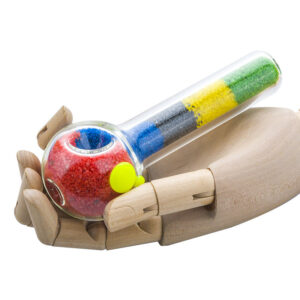 Luminous Sand Filled Hand Pipe | Weed Bowls For Sale | Free NZ Shipping