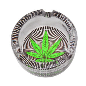 Marijuana Leaf Glass Ashtray  Ashtrays For Sale  Free NZ Shipping