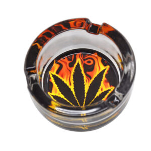 Marijuana Leaf Glass Ashtray  Ashtrays For Sale  Free NZ Shipping