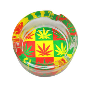 Marijuana Leaf Glass Ashtray  Ashtrays For Sale  Free NZ Shipping