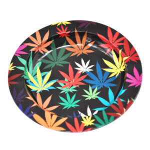Marijuana Leaf Tin Ashtray | Smoke Ashtrays For Sale | Free NZ Shipping