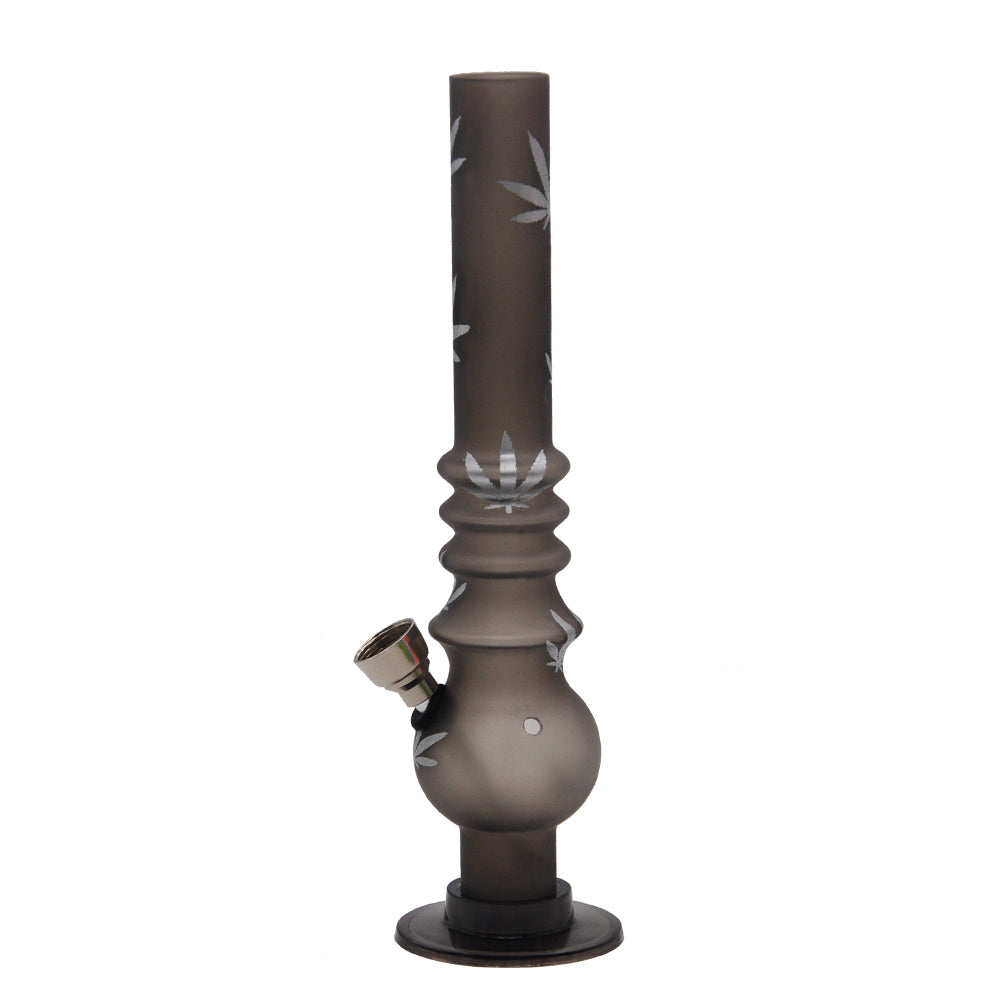 8" Weed Logo Bong | Acrylic Water Pipes For Sale | Free NZ Shipping