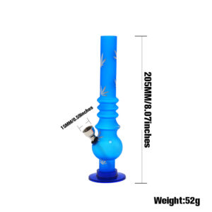8" Weed Logo Bong | Acrylic Water Pipes For Sale | Free NZ Shipping