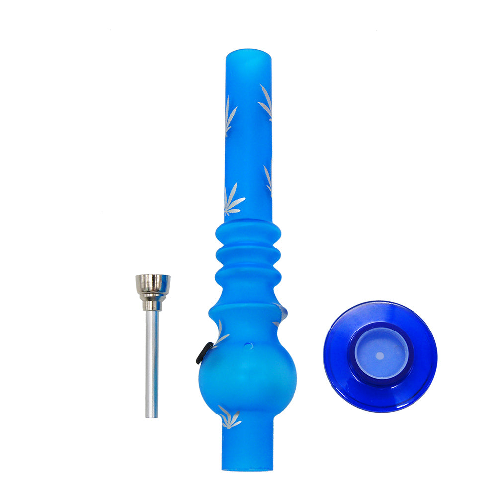 8" Weed Logo Bong | Acrylic Water Pipes For Sale | Free NZ Shipping