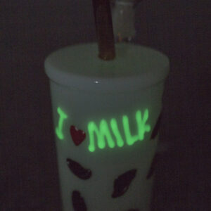 Milk Cup Theme Glass Bong/Dab Rig For Sale | 420 Gifts | Free NZ Shipping