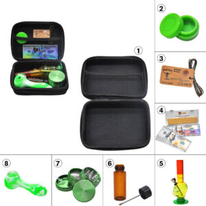 Mini Bong Silicone Pipe Grinder Portable Kit For Sale | Free NZ Shipping