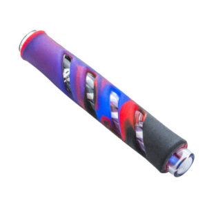 Mini Glass One Hitter Pipe w/ Silicone Sleeve For Sale | Free NZ Shipping
