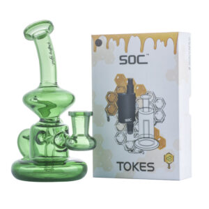 Mini Hanger Recycle Dab Rig w/ SOC Tokes Vaporizer Set | Free NZ Shipping
